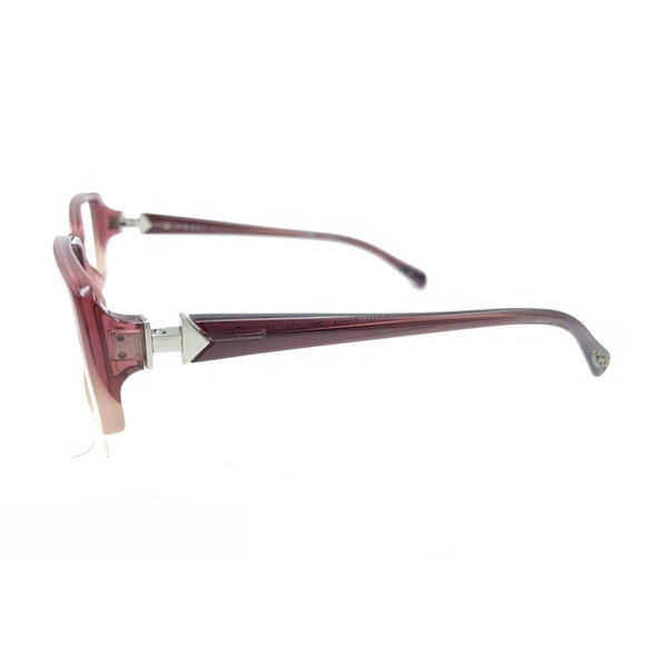 Prada VPR 11N ZYV-1O1 Purple Violet Clear Fade Eyeglasses Frames 52-16 135 Italy - Picture 7 of 12